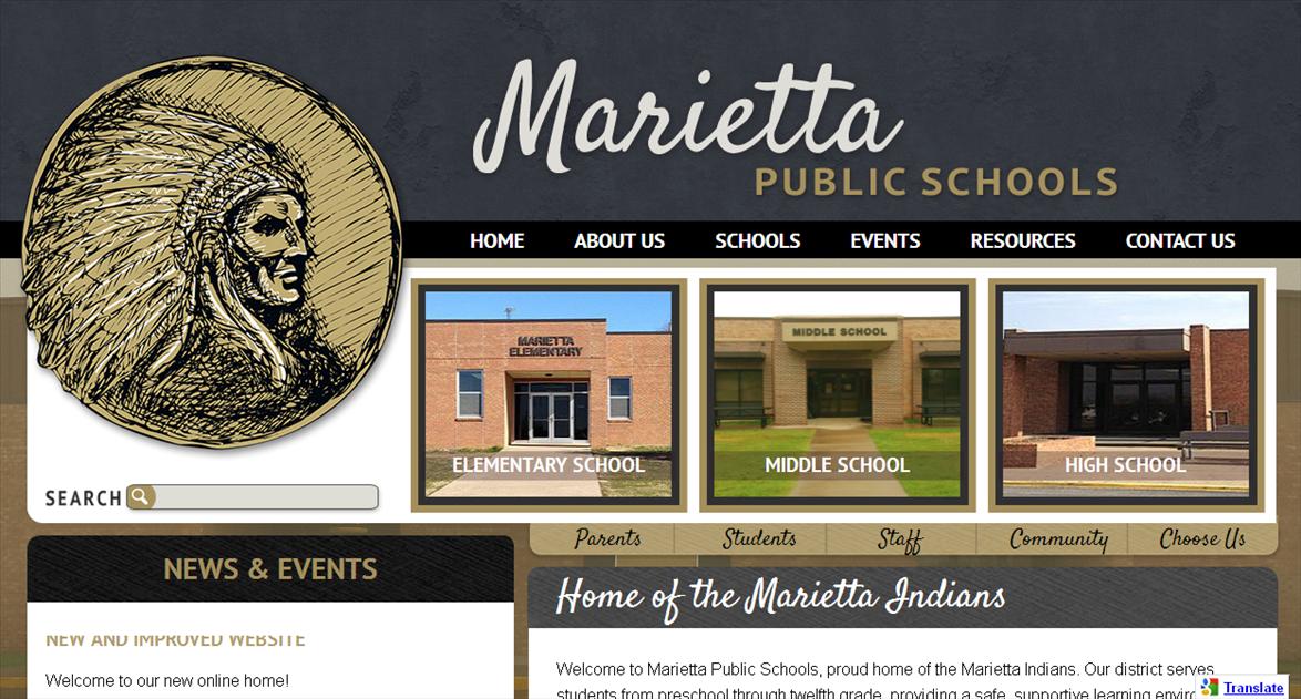 School district websites & independent school websites responsive