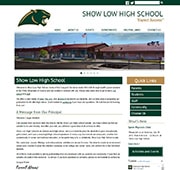 High School Website: Show Low High School