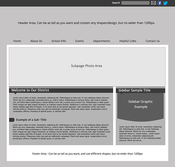 Custom Template School Websites 2