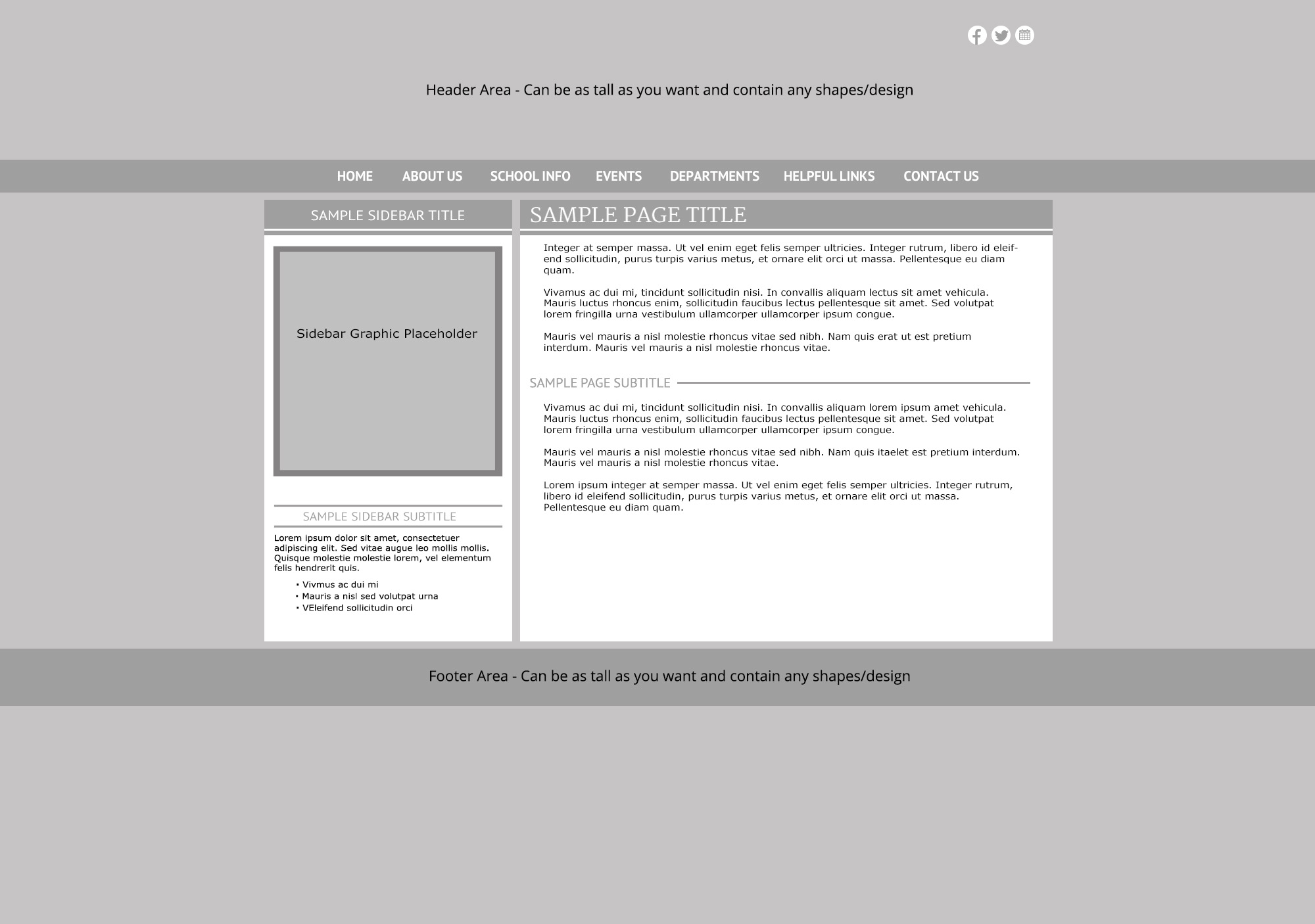 Custom Template School Websites 2
