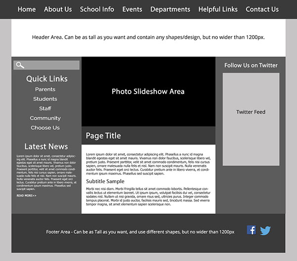 Custom Template School Websites 3a