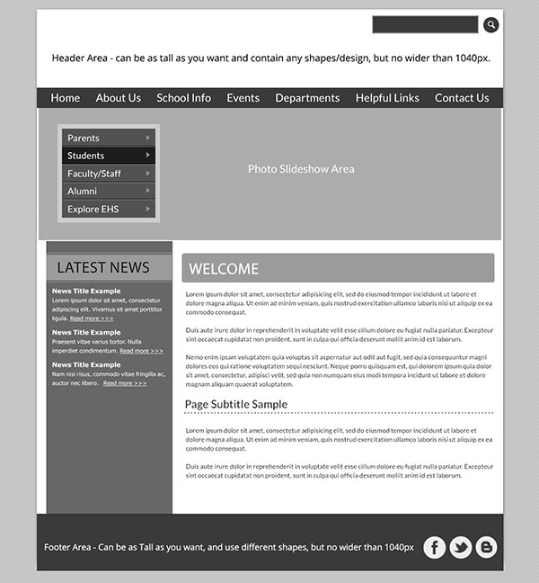 Custom Template School Websites 4a