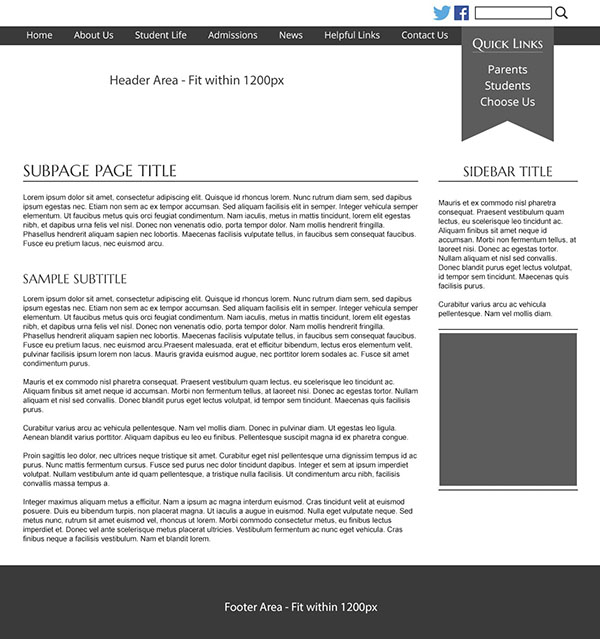 Custom Template School Websites 5b