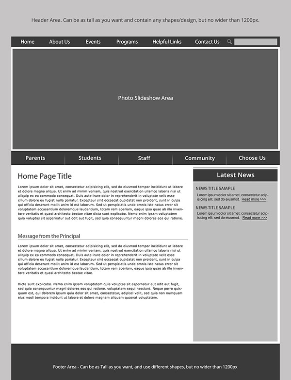 Custom Template School Websites 6a