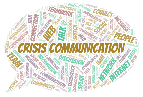 word cloud for crisis management words