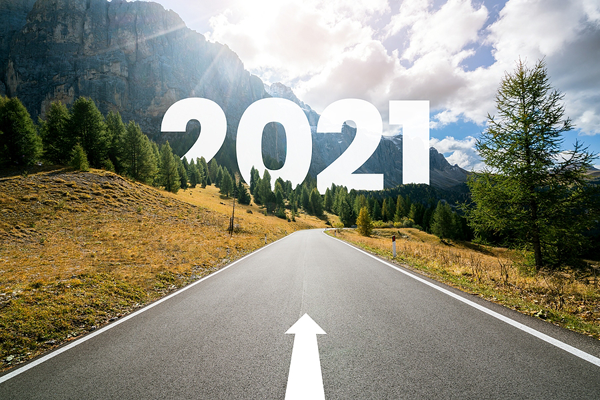 road into the future of 2021