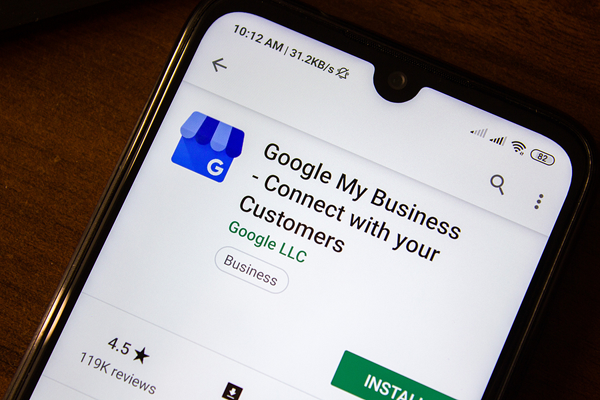 Google My Business mobile version