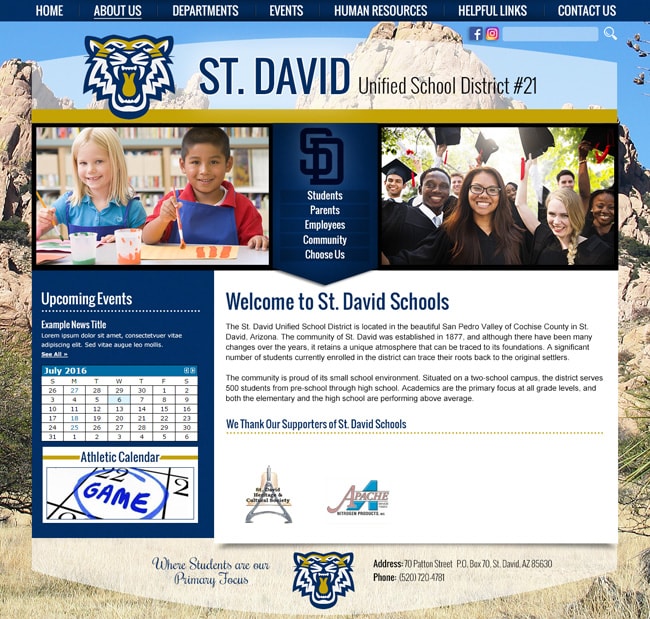 Unified School District Website: Addenbrooke Classical Academy
