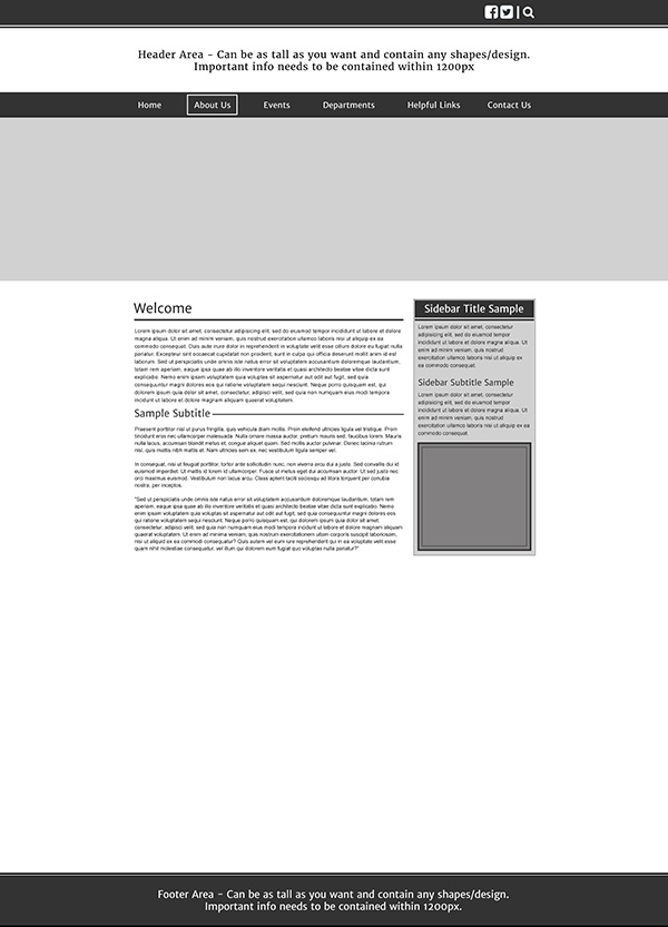 Custom Template School Websites Ironwood Subpage