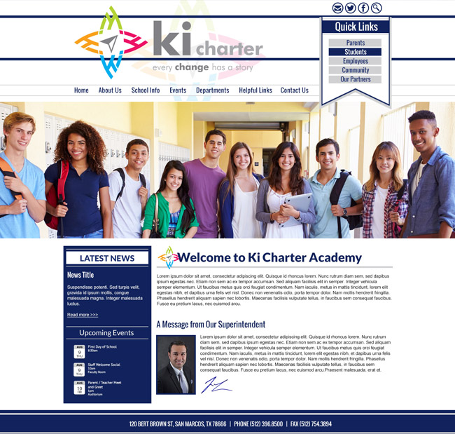 Charter School District Template: Ki Charter School