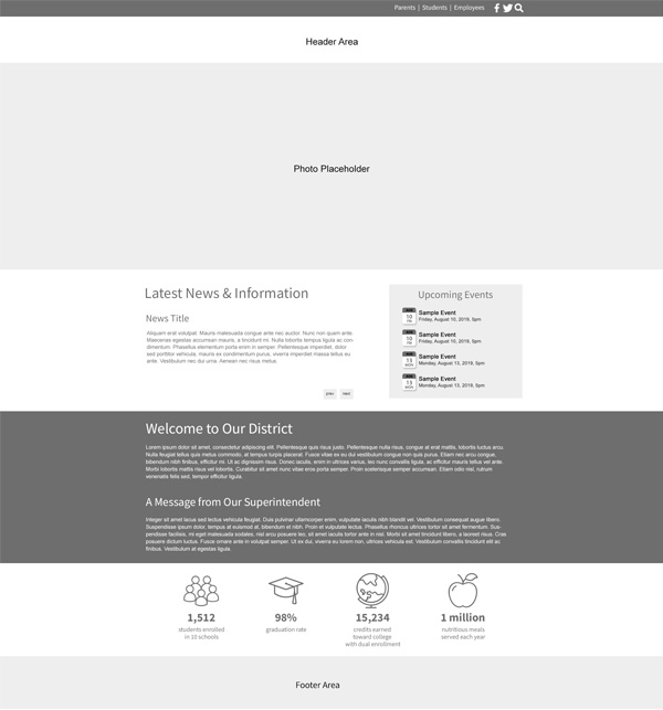 Custom Template School Websites Pecan Home