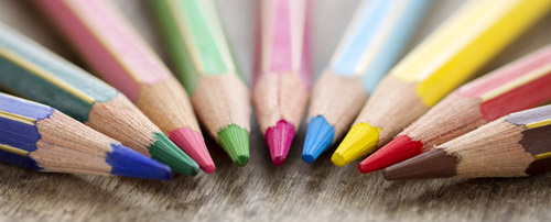 colored pencils