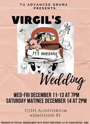 Virgil's Wedding flyer