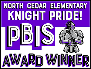 North Cedar Elementary Knight Pride! Classroom of the Week