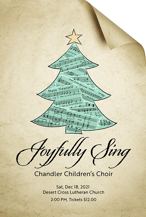 Joyfully Sing - Chandler Children’s Choir - Sat. Dec. 18, 2021 - Desert Cross Lutheran Church - 2:00 p.m. Tickets $12.00
