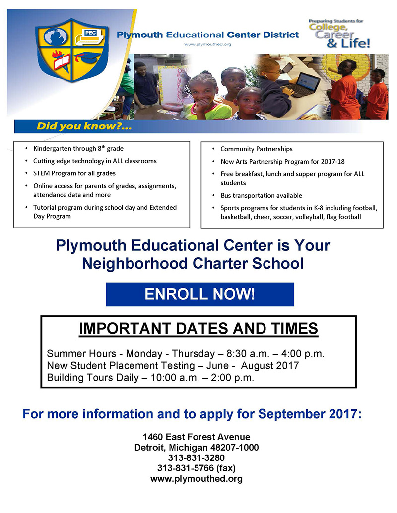 Enrollment Plymouth Educational Center (Plymouth Educational Center)