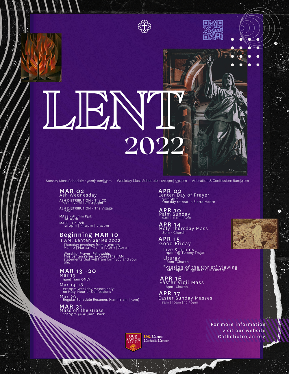 Usc Calendar 2022 Lent - Usc Caruso Catholic Center