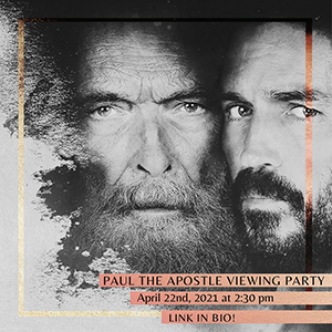 Paul the Apostle Viewing Party flyer