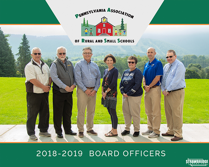 Pennsylvania Association of Rural and Small Schools - 2018-2019 Board Officers photo by STRAWBRIDGE