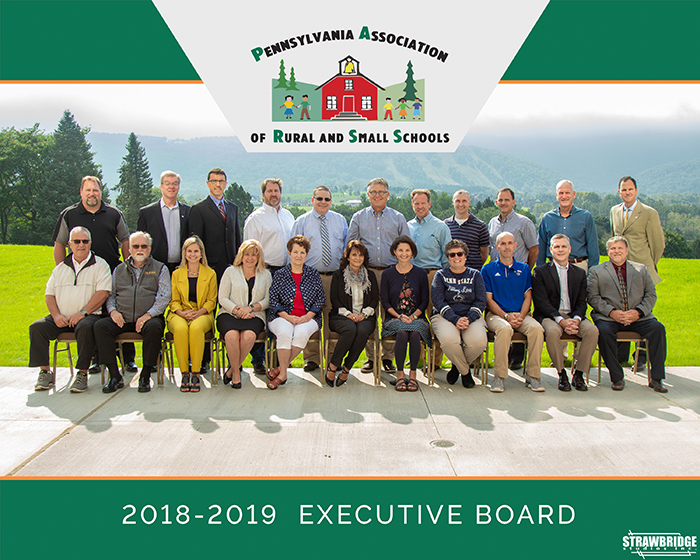 Pennsylvania Association of Rural and Small Schools - 2018-2019 Executive Board photo by STRAWBRIDGE