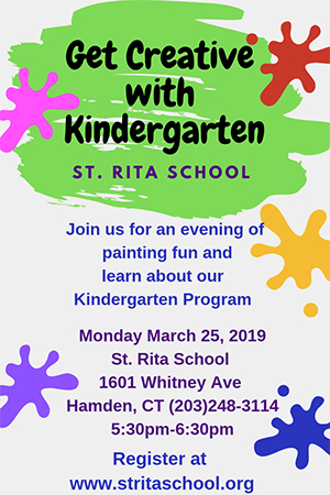 Get Creative with Kindergarten St. Rita School