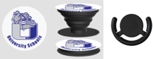 University Schools PopSockets and PopClips
