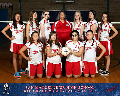 8th Grade Volleyball Team
