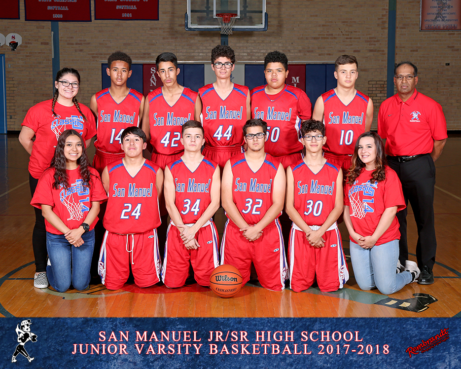 San Manuel Jr/Sr High School JV Boys Basketball 2017-2018
