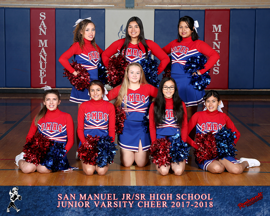 San Manuel Jr/Sr High School Junior Varsity Cheer 2017-2018
