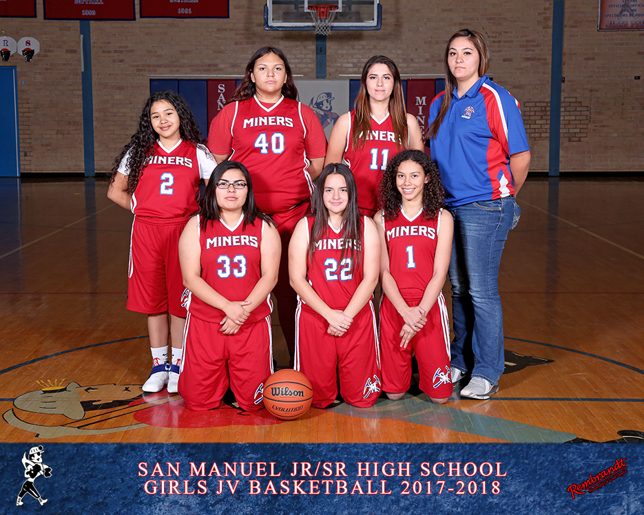San Manuel Jr/Sr High School JV Girls Basketball 2017-2018