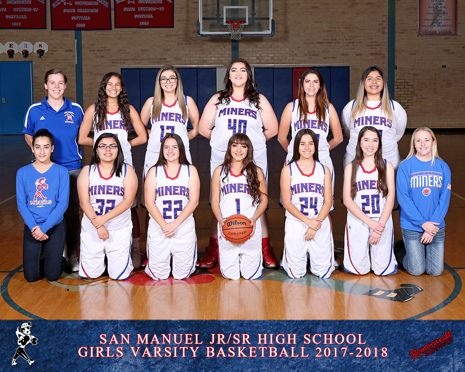 San Manuel Jr/Sr High School Varsity Girls Basketball 2017-2018
