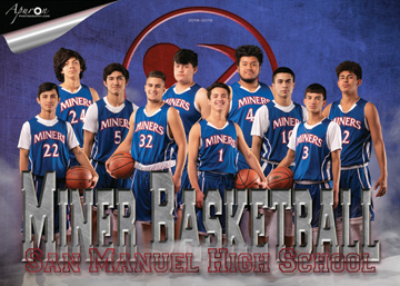 San Manuel Jr/Sr High School Varsity Boys Basketball 2018-2019
