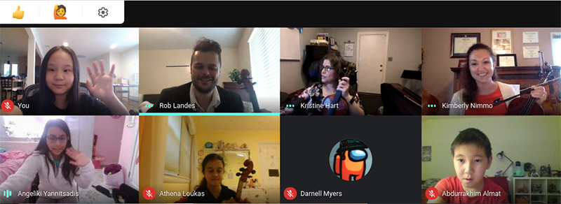 Zoom meeting screenshot with Rob Landes