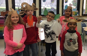 Students dressed up as fairy tale characters