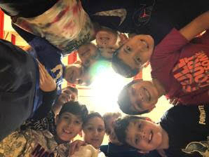 Fourth-grade students at Midland participating in Kid’s Heart Challenge