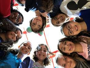 Group of fourth-grade Midland students participating in Kid’s Heart Challenge