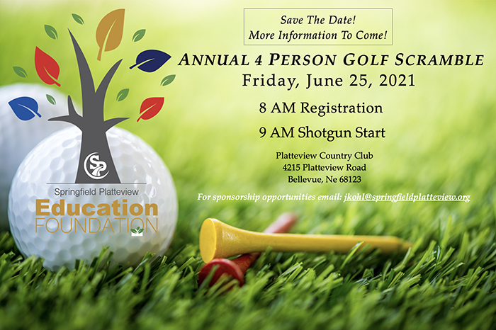 Annual Four Person Golf Scramble Flyer