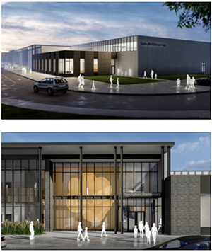 Renderings of what Springfield Elementary School will look like after completion in 2022