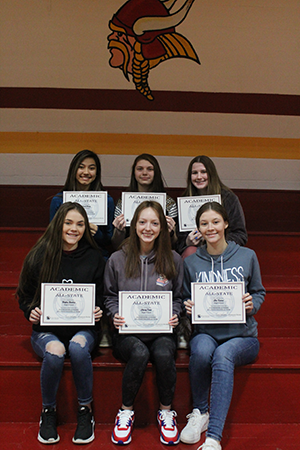 Academic All-State honor recipients