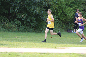 Boy Runner running alone
