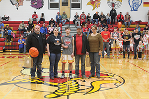 Isaiah Gallaher and parents