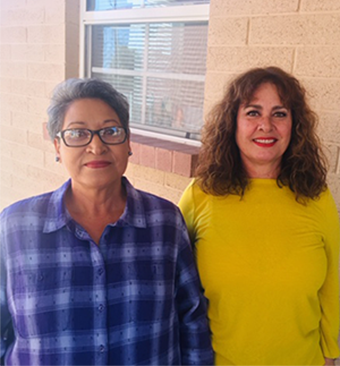 Mayra Beyerle and Adriana Carlos-Cortez