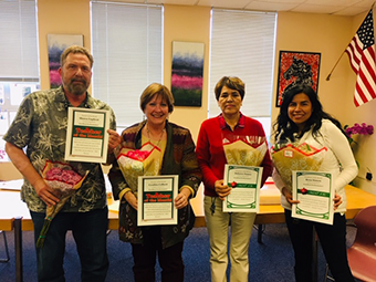 Teachers and Employees of the Month