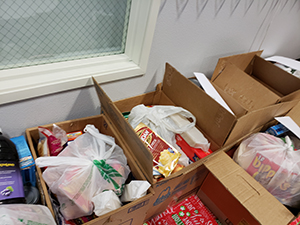 food packaged in boxes