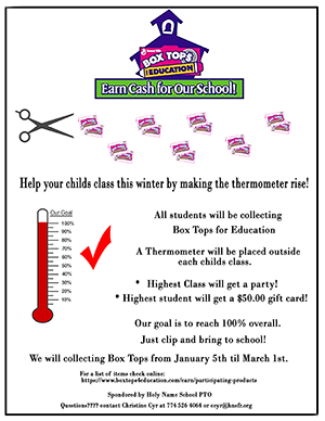 Box Tops flyer