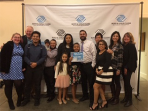 Youth of the Year Award winners pose with adults