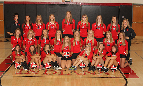 Varsity Girls Volleyball team