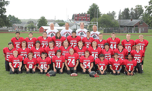 2016-2017 Junior High Football team