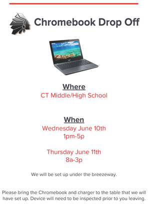 Chromebook Dropoff Flyer