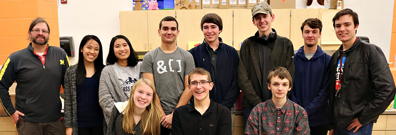 students smiling
